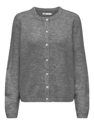 Only ONLSIMONI L/S O-NECK CARDIGAN KNT N: Medium Grey Melange 15368980