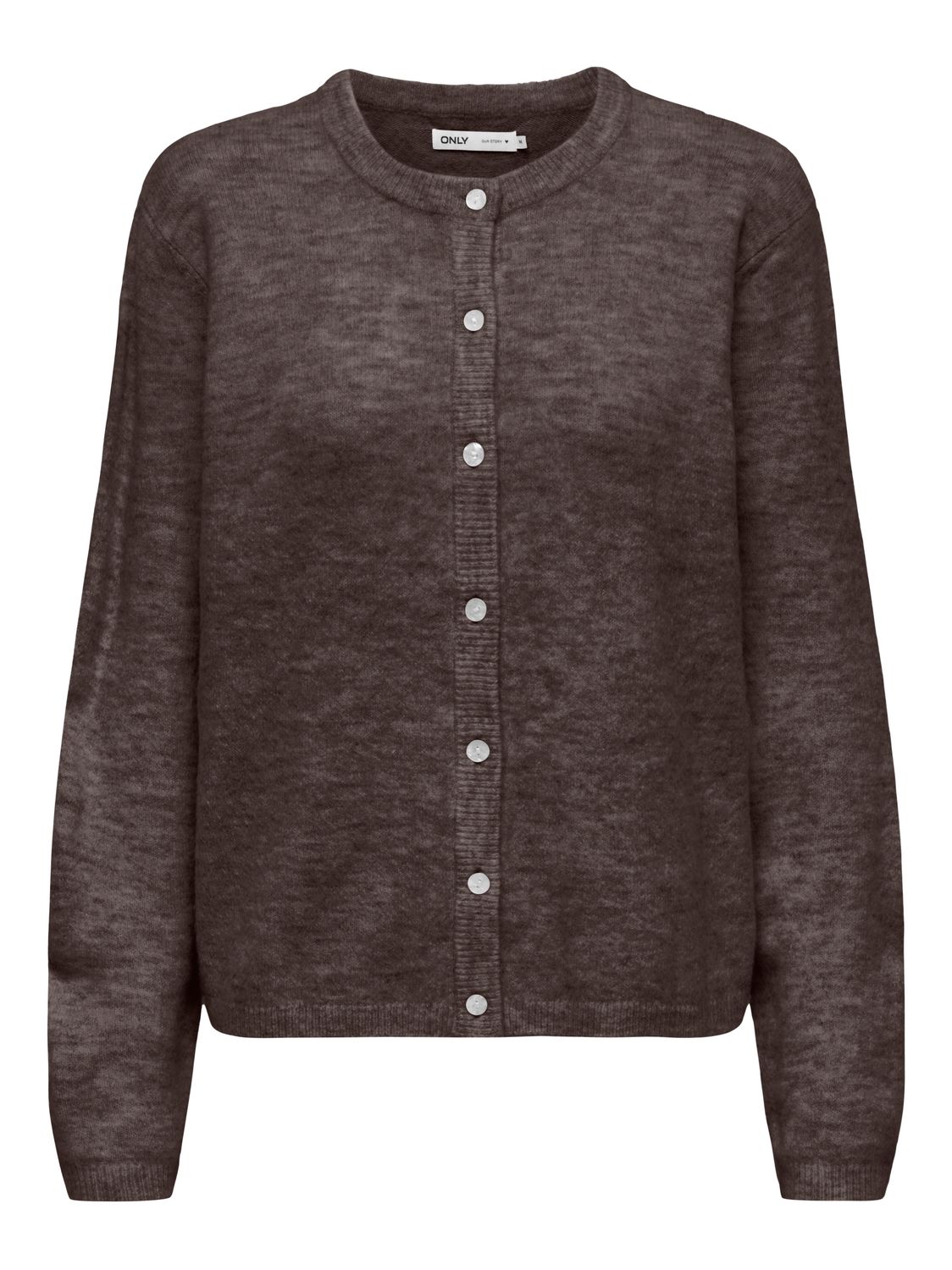 Only ONLSIMONI L/S O-NECK CARDIGAN KNT N: Coffee Bean/MELANGE 15368980
