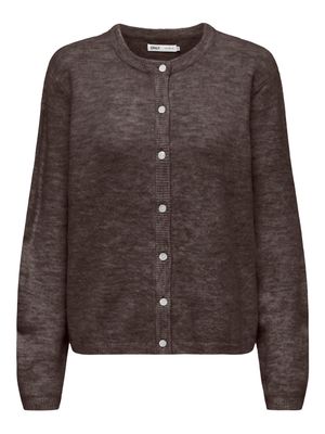 Only ONLSIMONI L/S O-NECK CARDIGAN KNT N: Coffee Bean/MELANGE 15368980