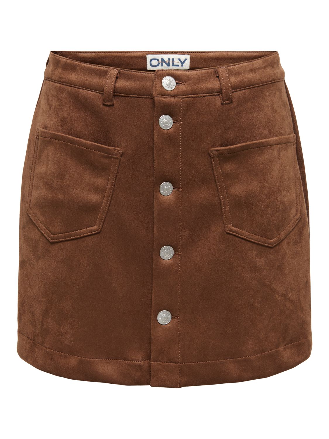 Only ONLAMAZING-STINA FAUX SUEDE SKIRT P: Chocolate Torte 15351289