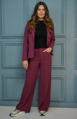 Zoso Pants travel Bordeaux 255Beau