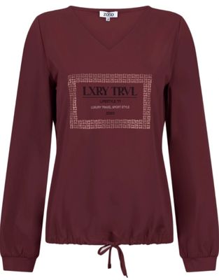 Zoso Longsleeve travel Bordeaux 255Fame