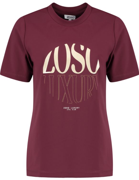 Zoso T-shirt travel Bordeaux 255Selma