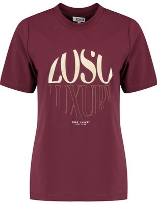 Zoso T-shirt travel Bordeaux 255Selma