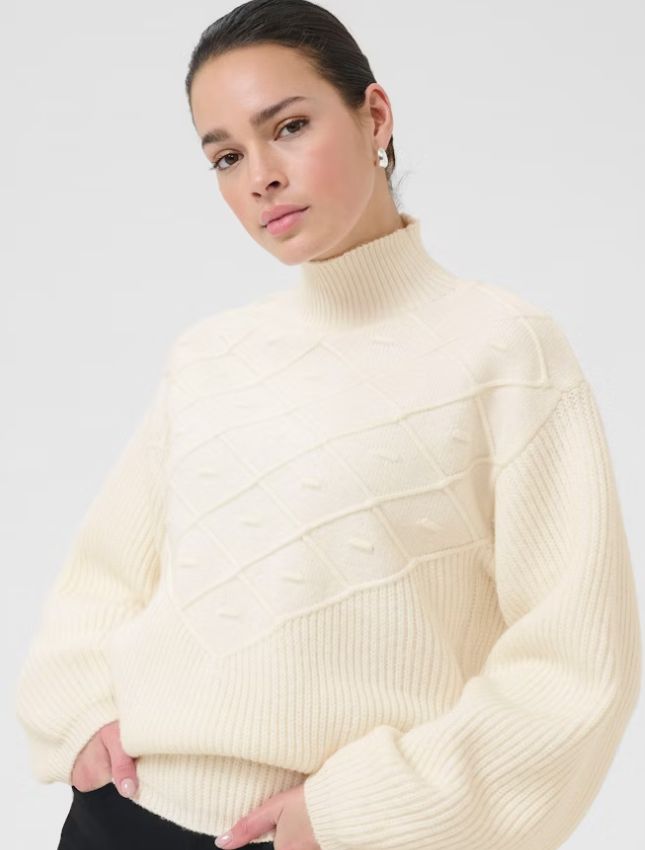Kaffe Pullover Chalk 10510455