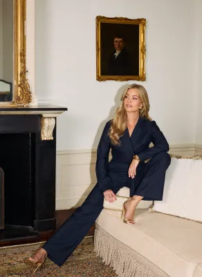 Freebird Jumpsuit Wv-Pes-Lurex-25-4 Deep Blue Yael