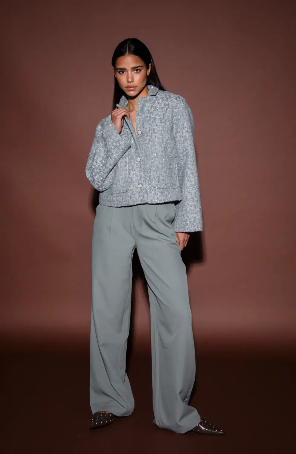 Amaya Amsterdam Jacket Blue Poppy Jacket