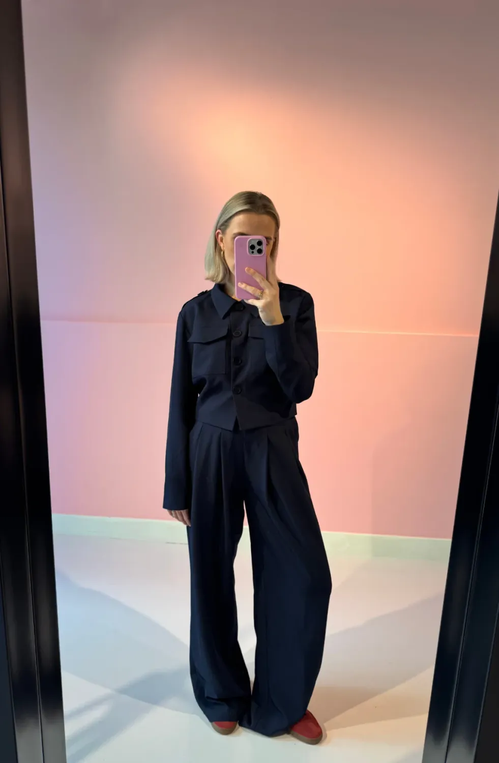 Studio Amaya Jacket Blue Snow