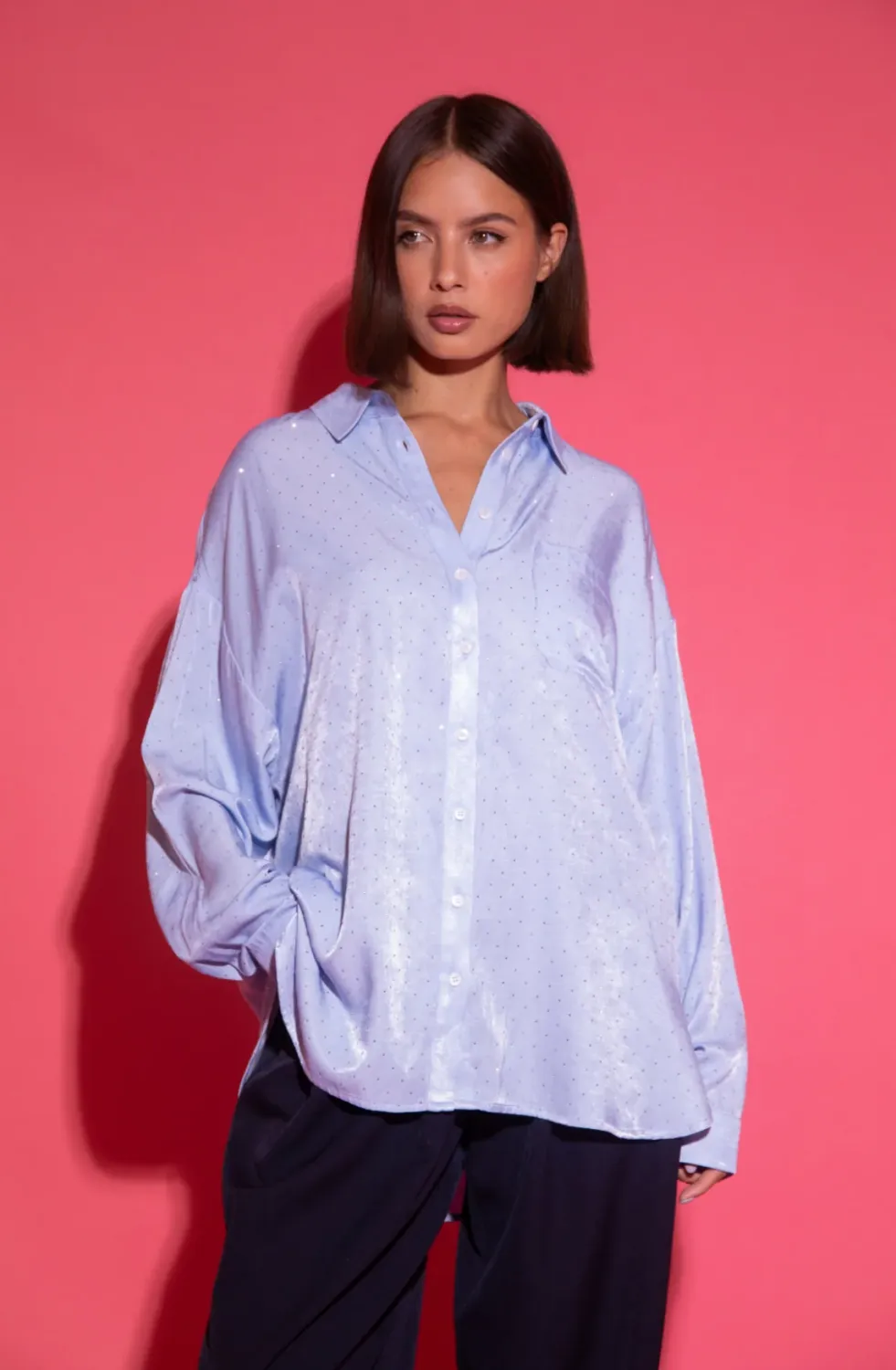 Studio Amaya Blouse Light Blue Daphne