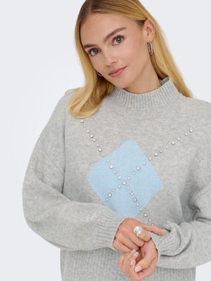 Only ONLWAKEFIELD LIFE LS BLING HIGHNECK: 179073002 15361129