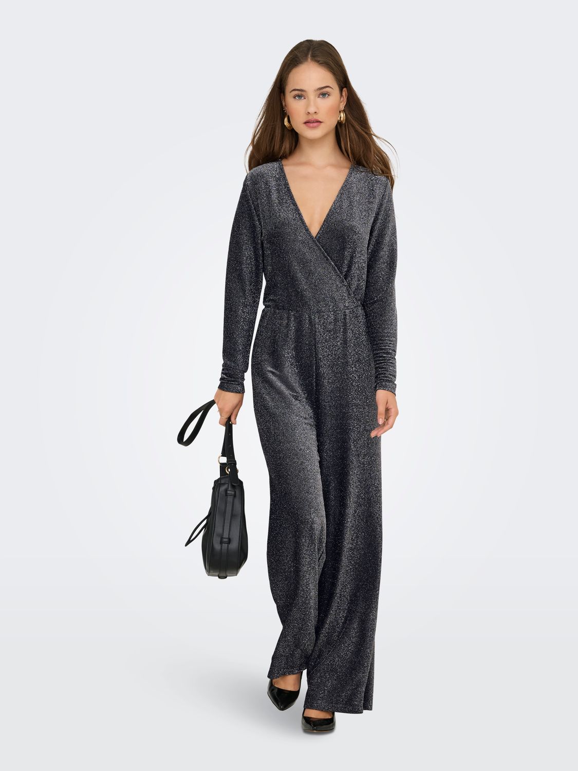 Only ONLRICH L/S GLITTER JUMPSUIT JRS 177911002 15360280
