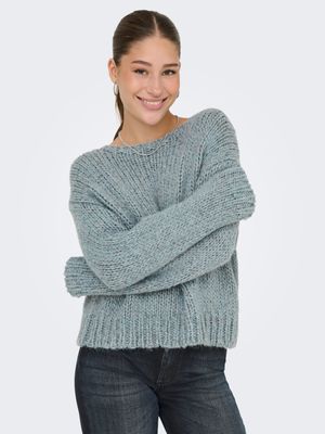 Only ONLMILLE LS O-NECK KNT Arona/Reff Waters/MG 15358518