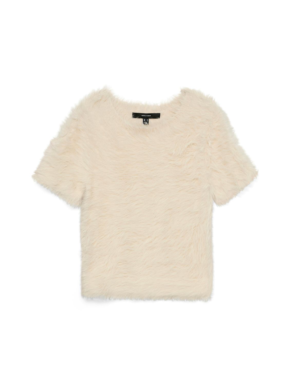 Vero Moda VMFLUFFY SS O-NECK PULLOVER Birch 10336640