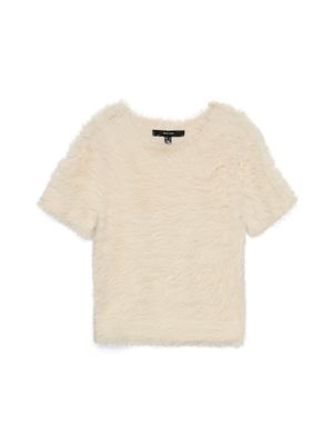 Vero Moda VMFLUFFY SS O-NECK PULLOVER Birch 10336640