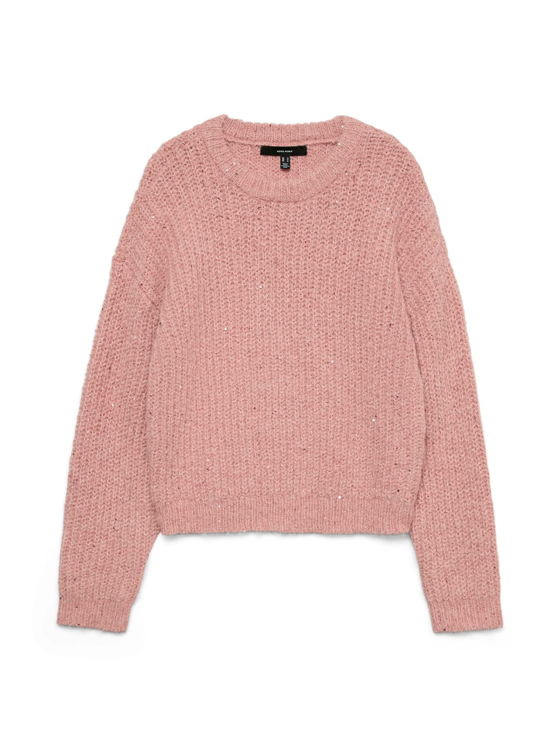Vero Moda VMAMALI LS O-NECK PULLOVER Rose Elegance/W. IRI 10336703