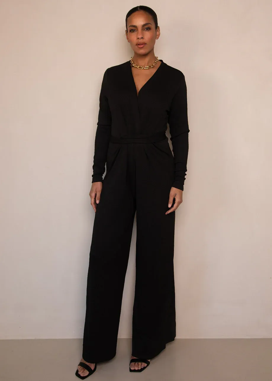 Freebird Jumpsuit Black Vasili Ls