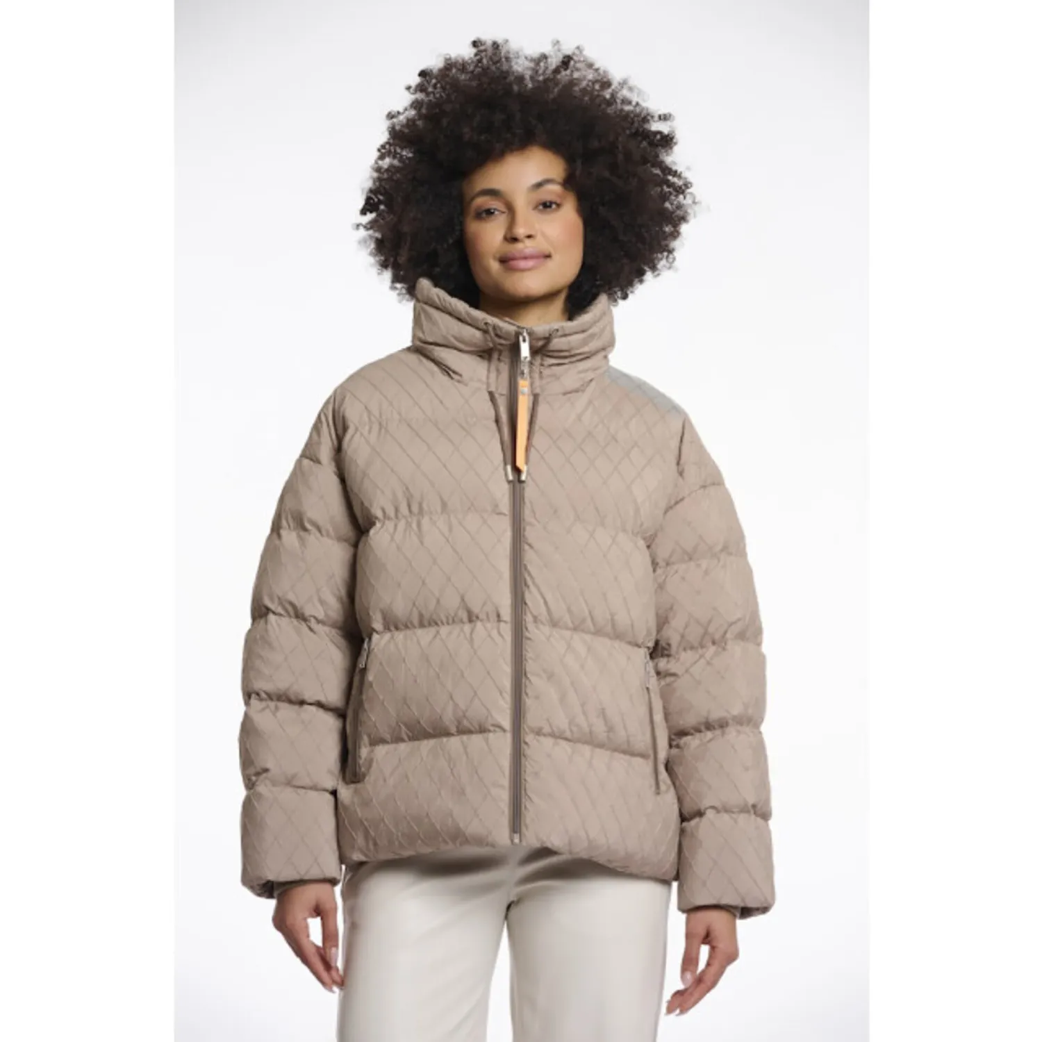 Rino &amp; Pelle Structure padded jacket toffee Audry.7002512