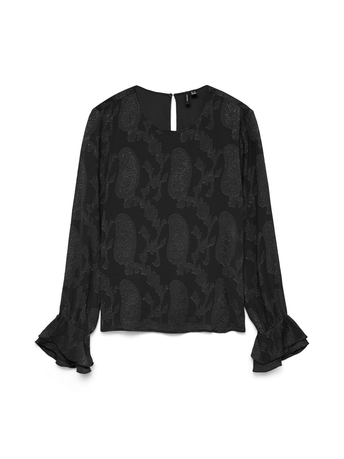 Vero Moda VMMISHI LS TOP WVN Black 10335512