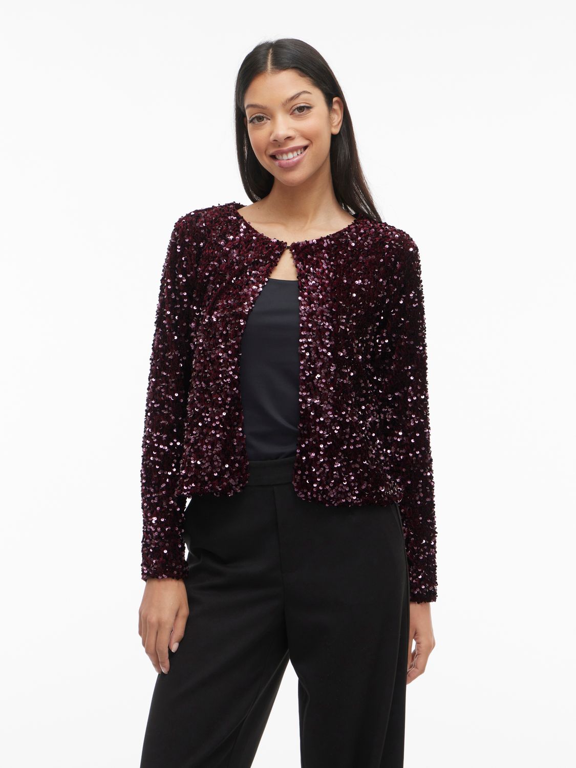 Vila VIFAITH O-NECK L/S CARDIGAN Fig 14110260