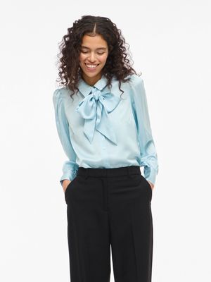 Vila VILUCHA L/S SHIRT/BFS Winter Sky 14111077