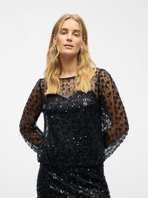 Object OBJMAISY L/S RE TOP 141 Black 23047725