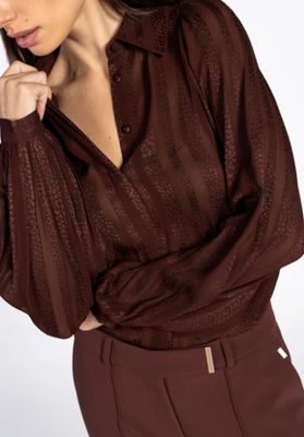 Aaiko ROSE  STRIPES VIS 515 SPICY CHOCOLATE ROSE  STRIPES VIS 51