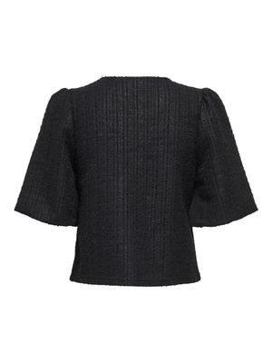 Only ONLPINJA L/S BALLOON CARDIGAN JRS Black 15365102