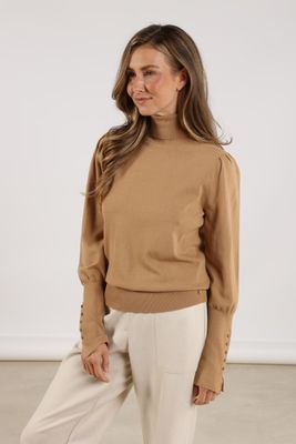 Nukus Silvi Pullover Camel NKF03009