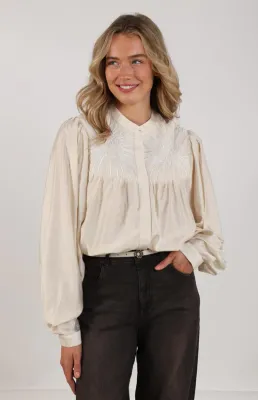 Nukus Julia Blouse Off White NKF02034