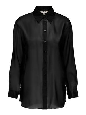 Only ONLSTELLA LIFE LS LOOSE SHIRT WVN Black 15358407