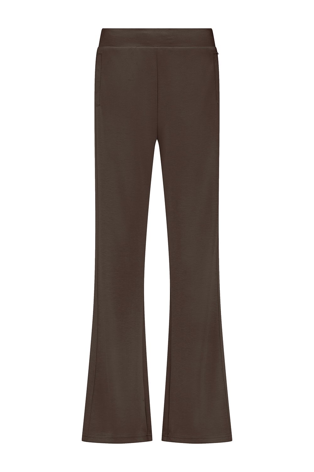 Tramontana Technical Sweat Wide-Leg Trousers Espresso C12-17-101 F