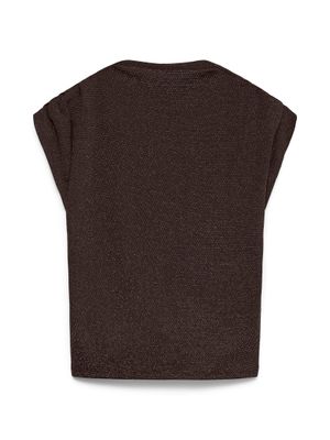 Vero Moda VMKANVA SL TOP JRS GA Chocolate Torte/Copp 10336086