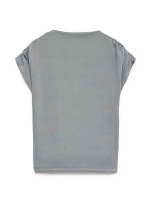 Vero Moda VMKANVA SL TOP JRS GA Ultimate Grey/SILVER 10336086