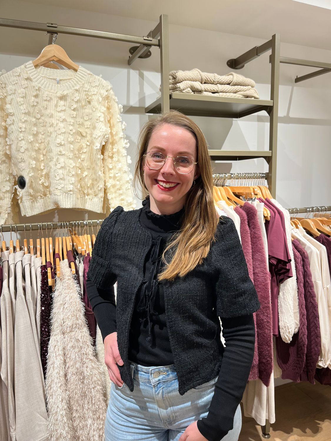 Only ONLPINJA L/S BALLOON CARDIGAN JRS Black 15365102