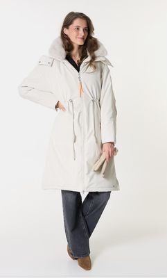 Rino & Pelle Outdoor jacket with detachable faux birch Quinte.7002512
