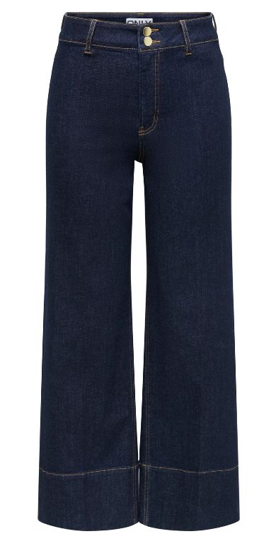Only ONLMADISON HW DO BT CRP WD DNM GUA8: Dark Blue Denim 15370485