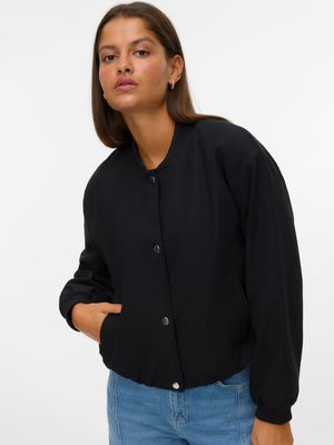 Vero Moda VMMAPLE LS BOMBER JACKET Black 10338752