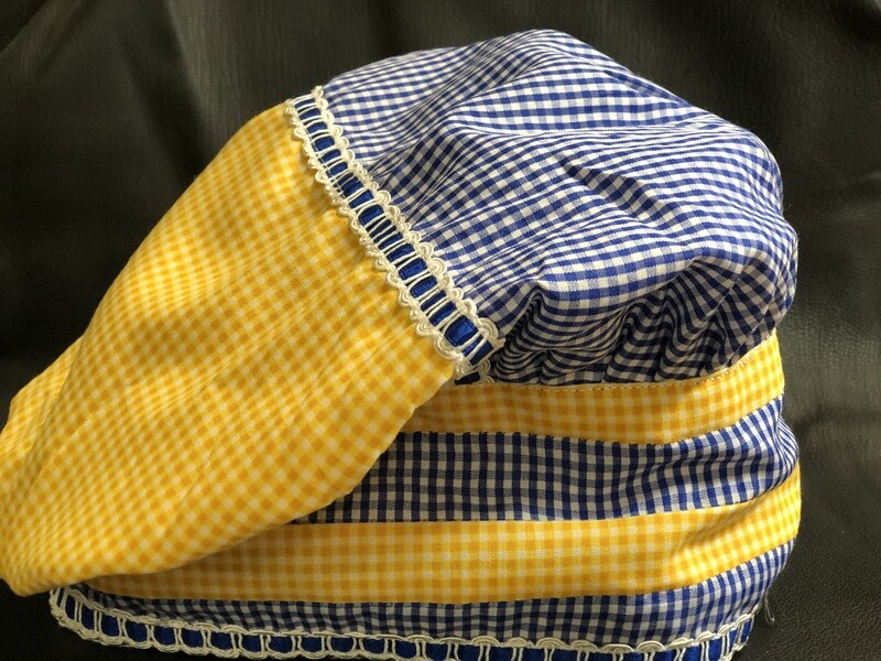 &quot;Sunday Hat&quot; Two Waters (Yemayá and Oshún) and Oní Oní (Yemayá and Shangó)