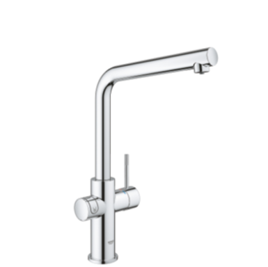 Professional L-uitloop - Chroom