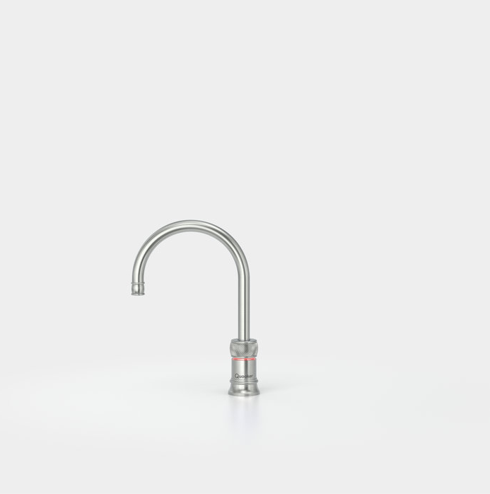 Classic Nordic Single Tap Round - Roestvrij Staal - Combi+ - Cube