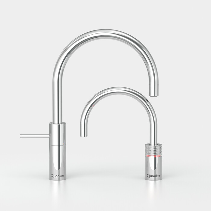 Nordic Twintaps Round - Chroom - Combi+