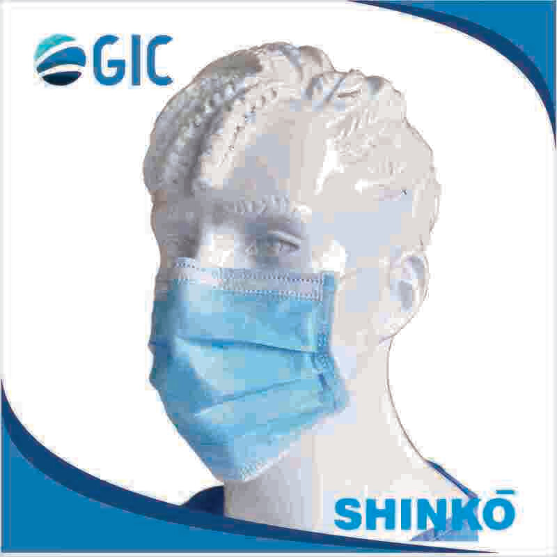 MASCARILLA QUIRÚRGICA DE 3 PLIEGUES DESCARTABLE TIPO II   (50 mascarillas por caja)