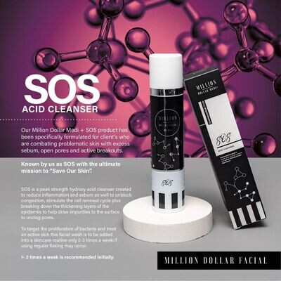 Million Dollar MEDI+ SOS Acid Cleanser - 100ml