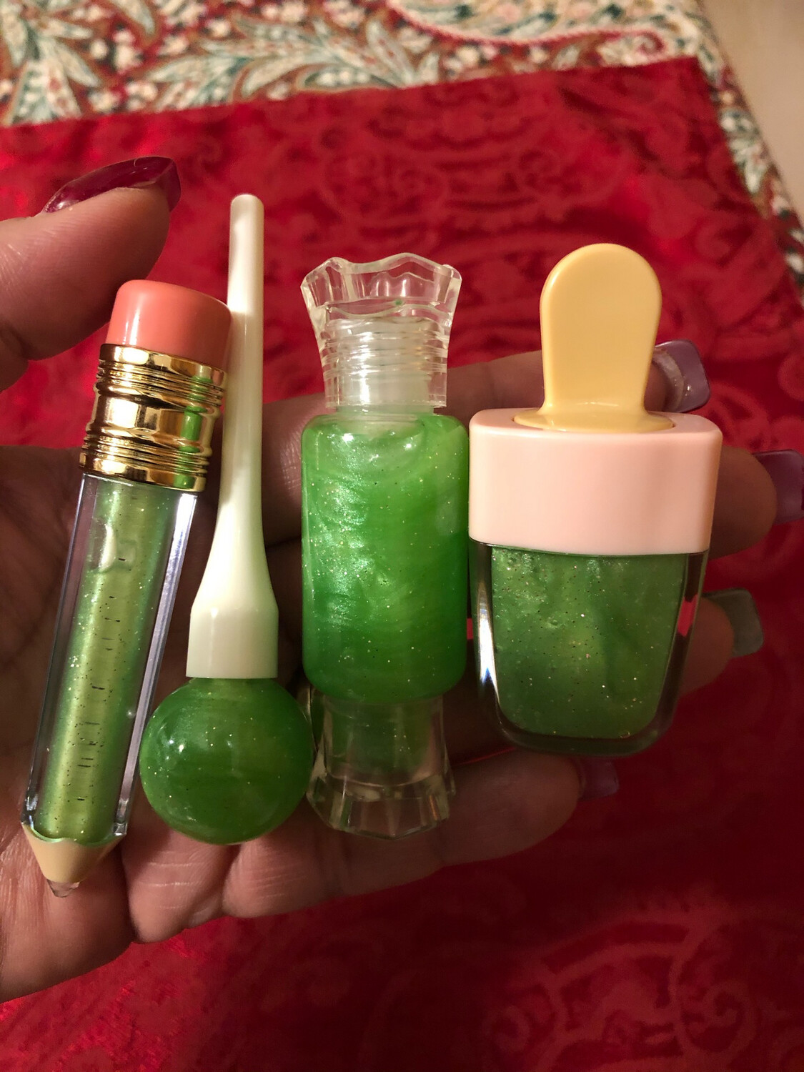 Em’s Lil Mamas Lip Glosses Green Apple