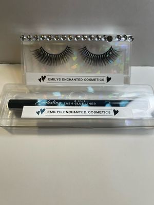 Wispy Rhinestones Eyelashes Set