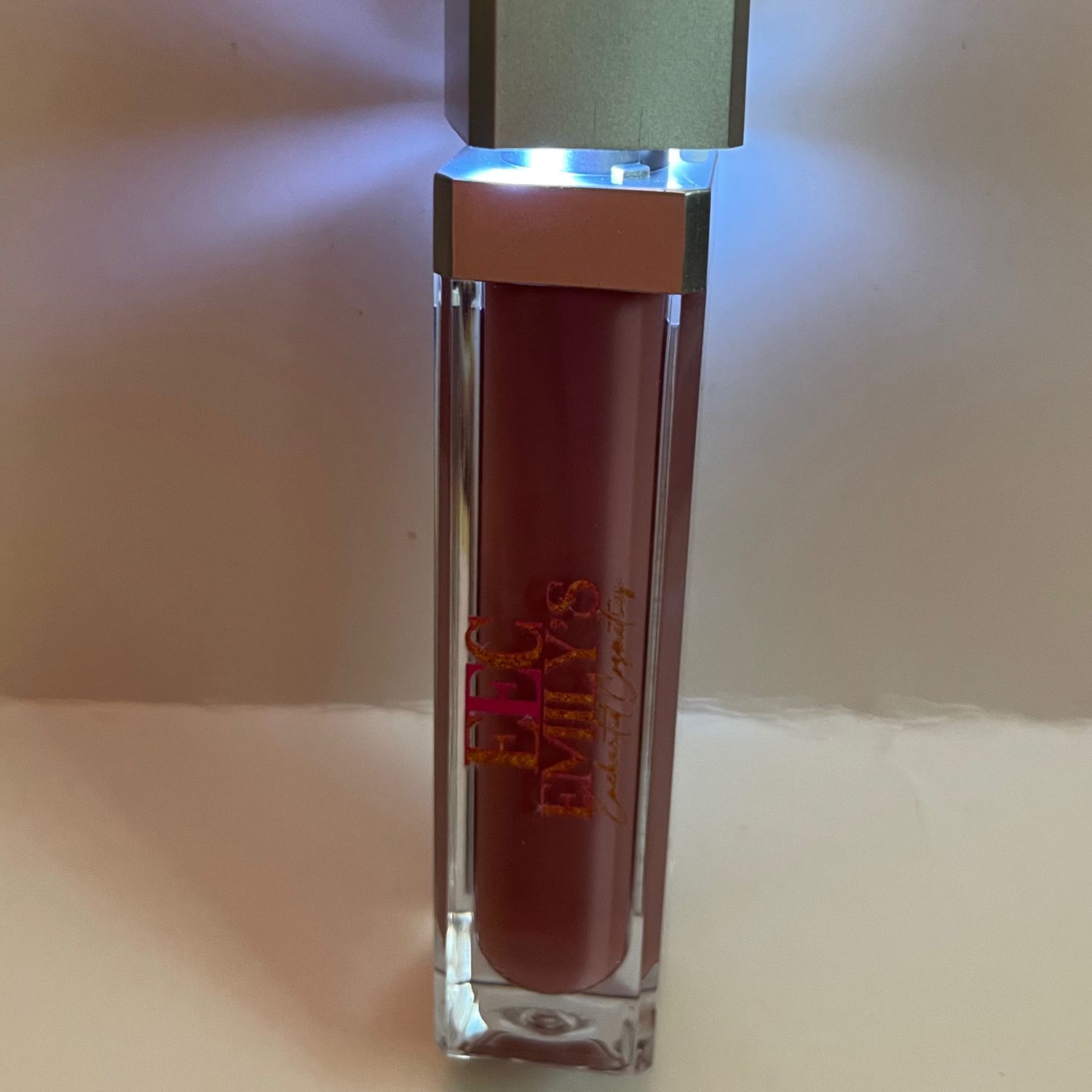 LED Lights &amp; Mirror Lipgloss Rose Mauve #10