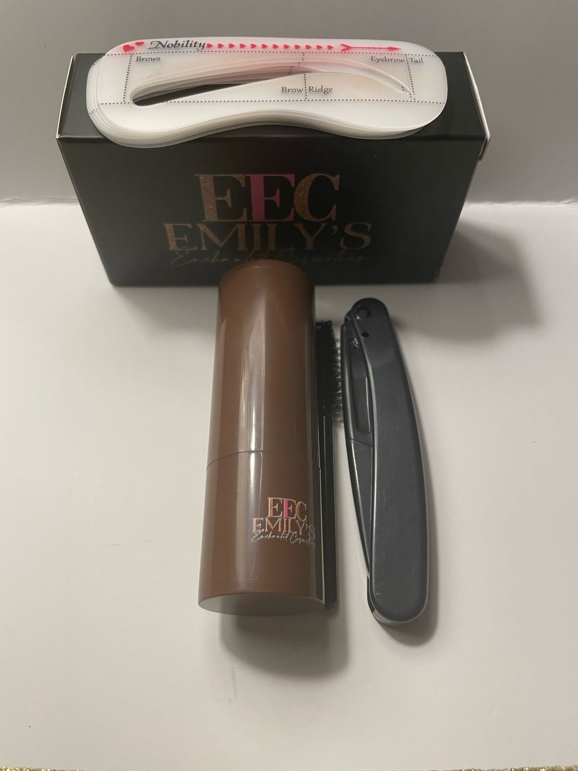 Eyebrow Stamp Kit Light Brown 