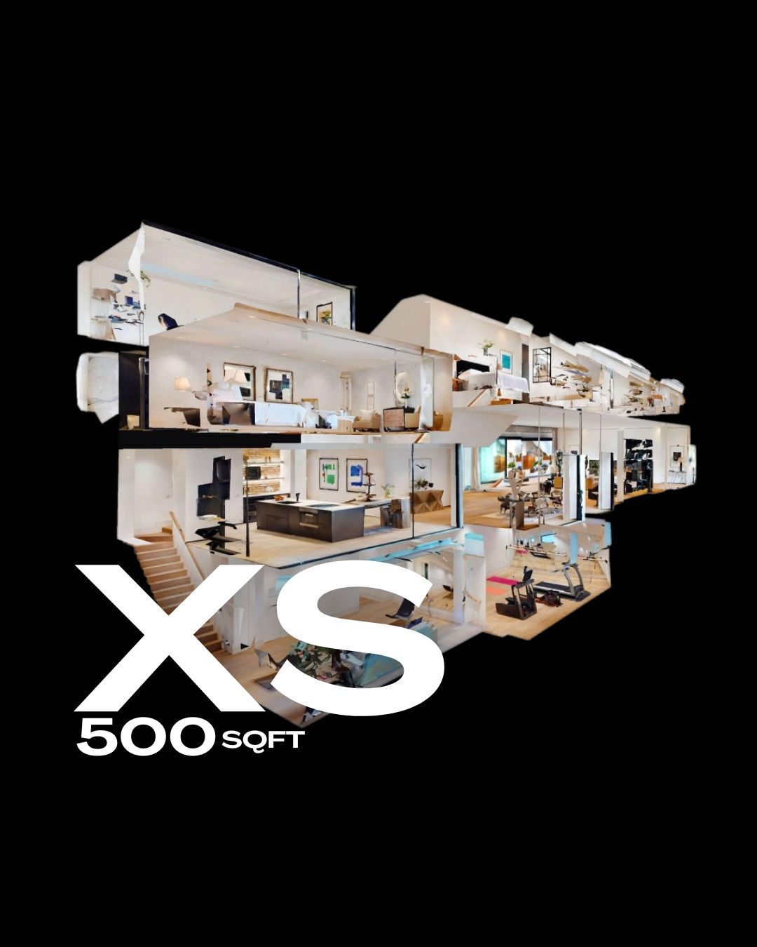 Tour Virtual 500 sqft