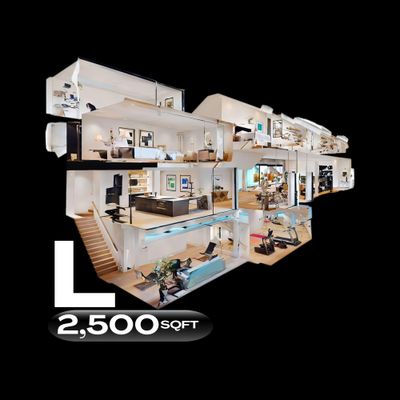 Tour Virtual 2,500 sqft