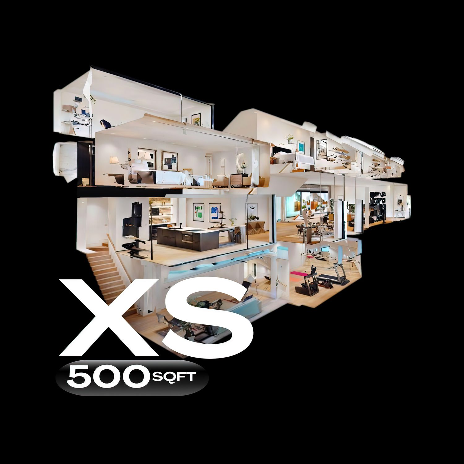 Tour Virtual 500 sqft